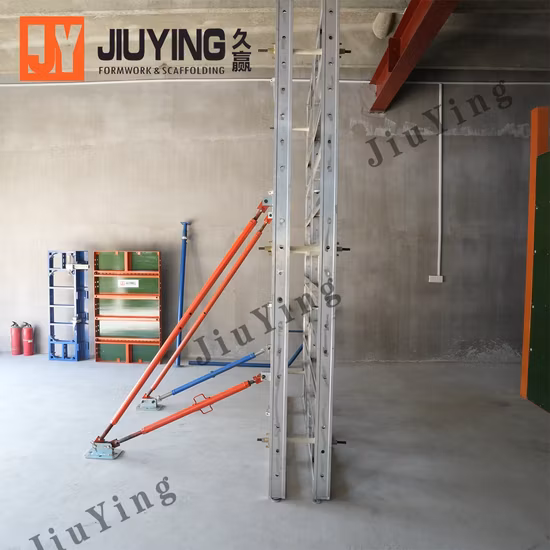 Système de coffrage de mur en béton à cadre en aluminium de construction