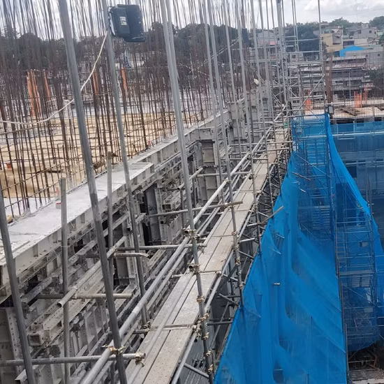 Système de coffrage en aluminium de haute qualité de matériaux de construction en béton d'approvisionnement d'usine