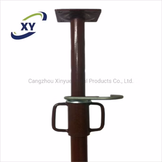 Coffrage d'échafaudage peint galvanisé de construction Acro Jack Jack étaiement en acier de base en acier réglable Prop pour matériaux de construction
